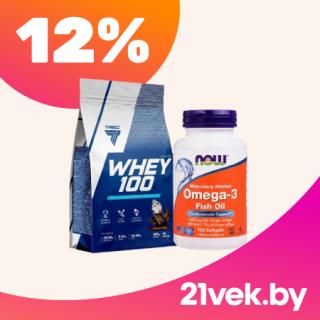 Спортивное питание с протеином Whey 100 и добавкой Omega-3