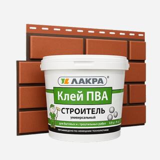 Клей ПВА Лакра Строитель и панель для отделки стен при ремонте дома