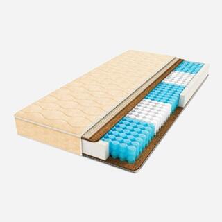 Ортопедический матрас с пружинным блоком и слоями наполнителя в категории мебели для спальни