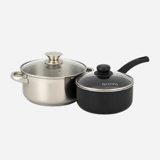 Кастрюля с крышкой и сотейник Scovo с антипригарным покрытием в категории посуды для кухни
