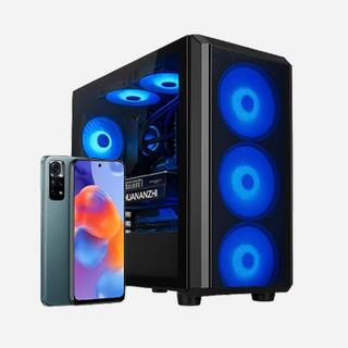 Смартфон и игровой компьютер с подсветкой в подборке техники