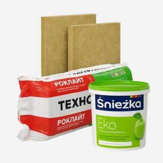 Строительные материалы: утеплитель и краска Sniezka в 21vek.by