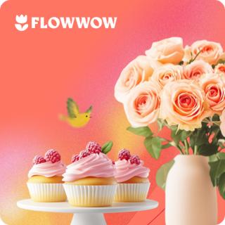 Капкейки и цветы в приложении flowwow