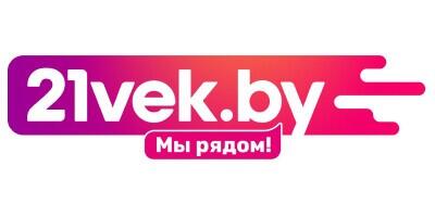 21vek.by — рабочие промокоды и распродажи на Kupon.by, фирменный градиентный логотип