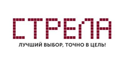 Логотип магазина электроники StrelaOnline для страницы с актуальными купонами и акциями