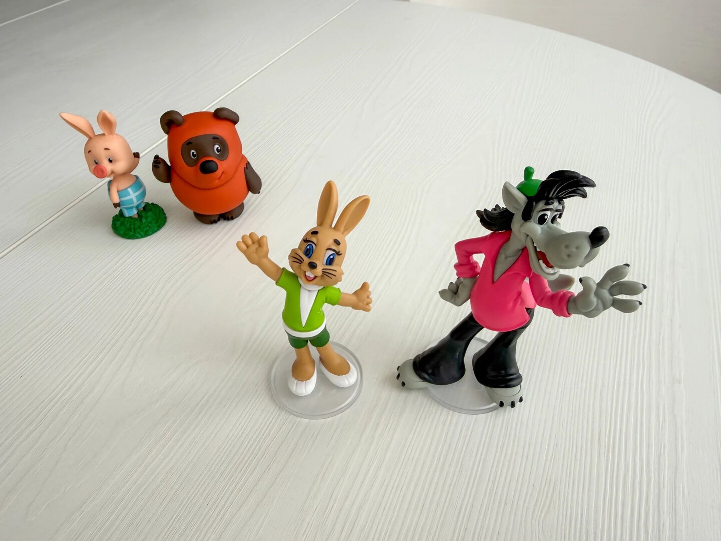 Игрушки Союзмультфильм из КидсМил: Пятачок, Винни-Пух, Заяц и Волк из «Ну, погоди!»