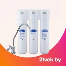 Система фильтрации воды Aquaphor с тремя модулями и краном.
